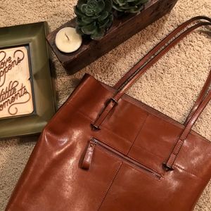 Genuine Leather Brown Shoulder Tote